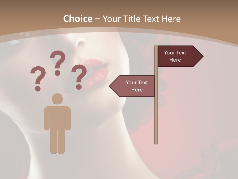 Fashion Dark Salon PowerPoint Template