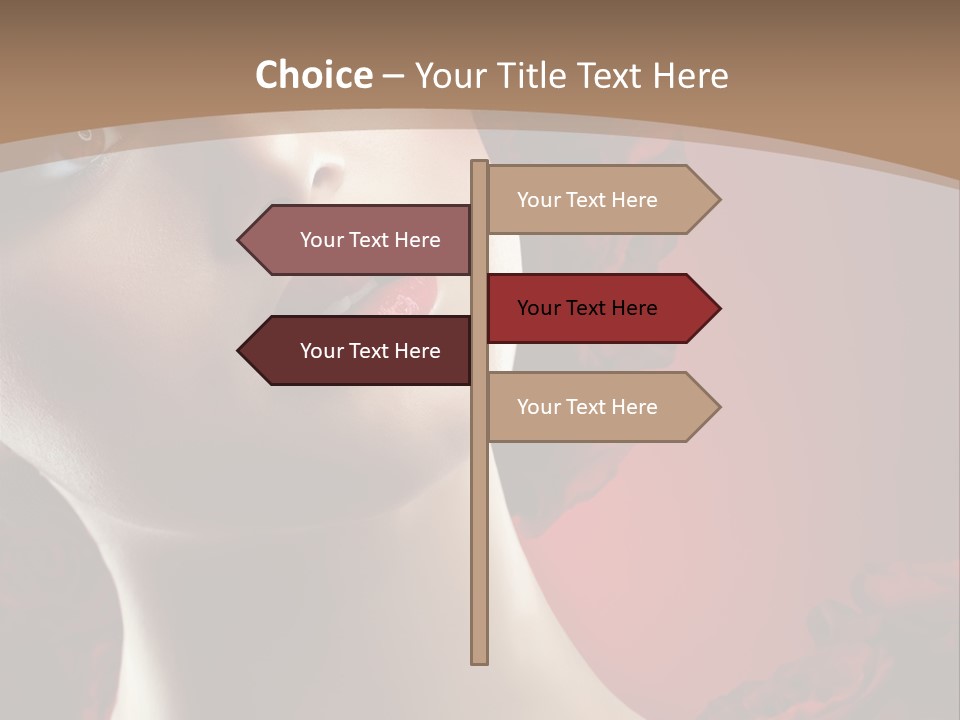 Fashion Dark Salon PowerPoint Template