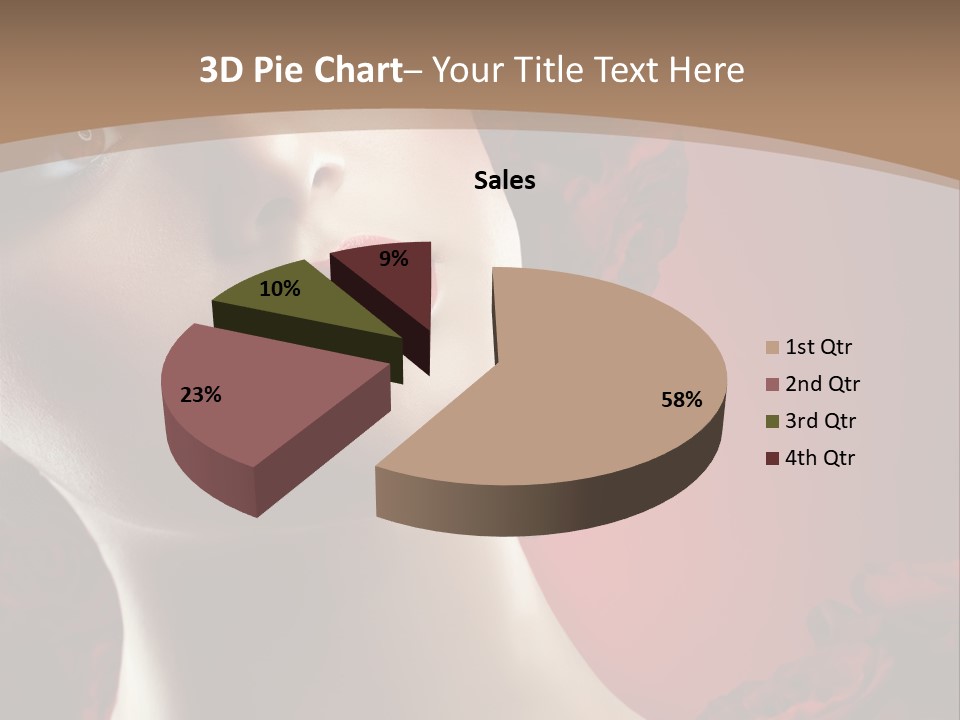 Fashion Dark Salon PowerPoint Template