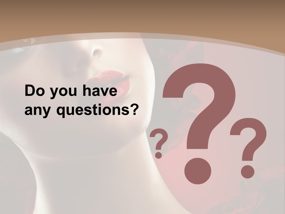 Fashion Dark Salon PowerPoint Template