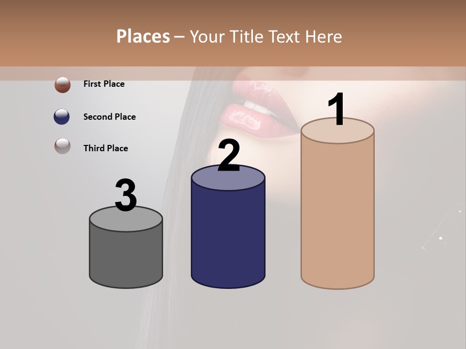 Healthy Eyelashes Haircut PowerPoint Template