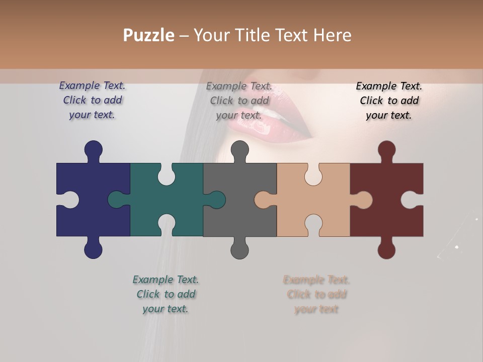 Healthy Eyelashes Haircut PowerPoint Template