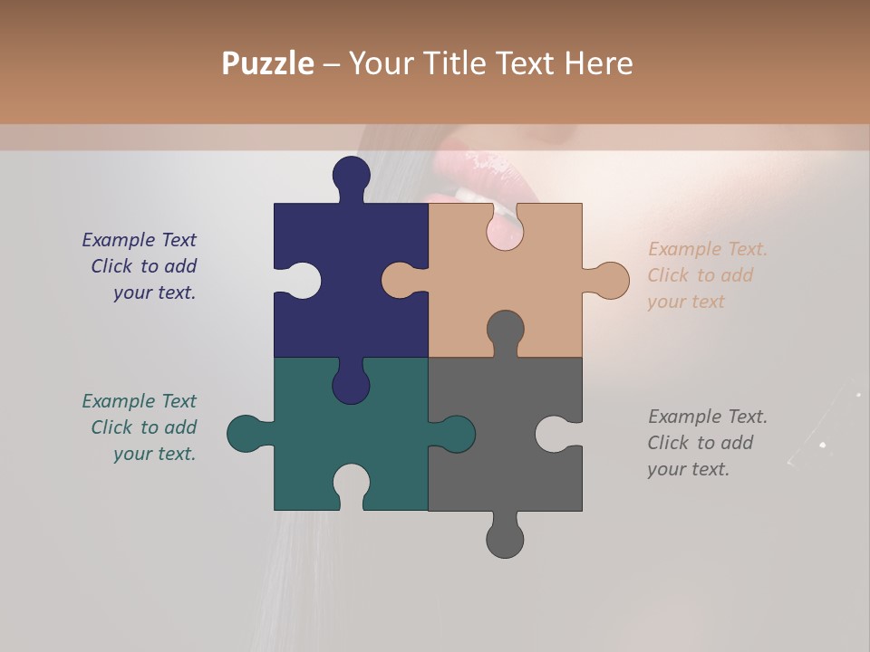 Healthy Eyelashes Haircut PowerPoint Template