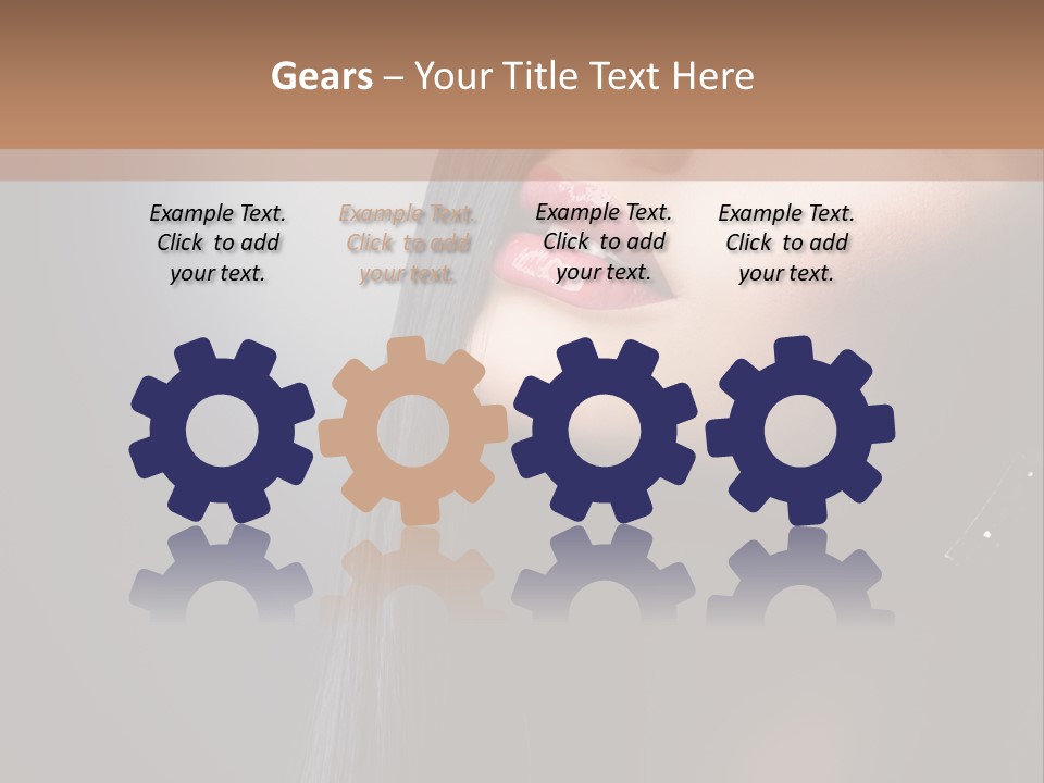 Healthy Eyelashes Haircut PowerPoint Template