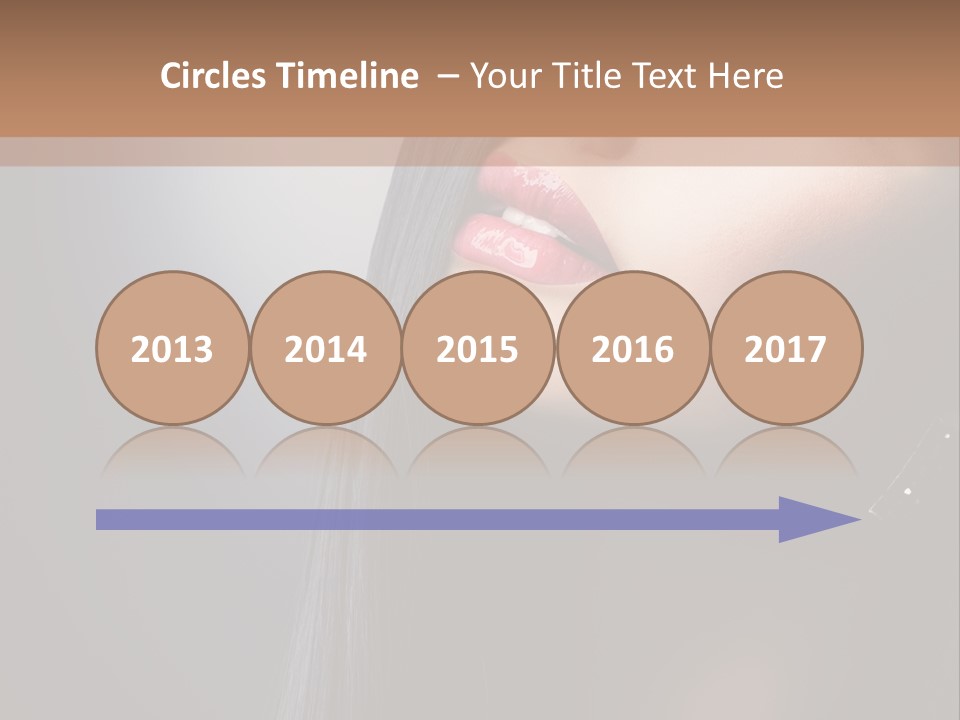 Healthy Eyelashes Haircut PowerPoint Template