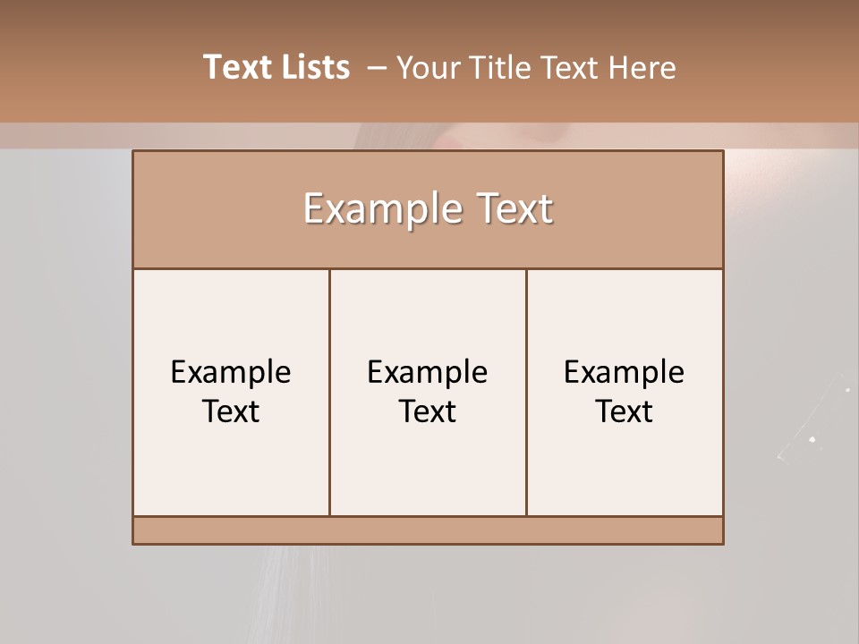 Healthy Eyelashes Haircut PowerPoint Template