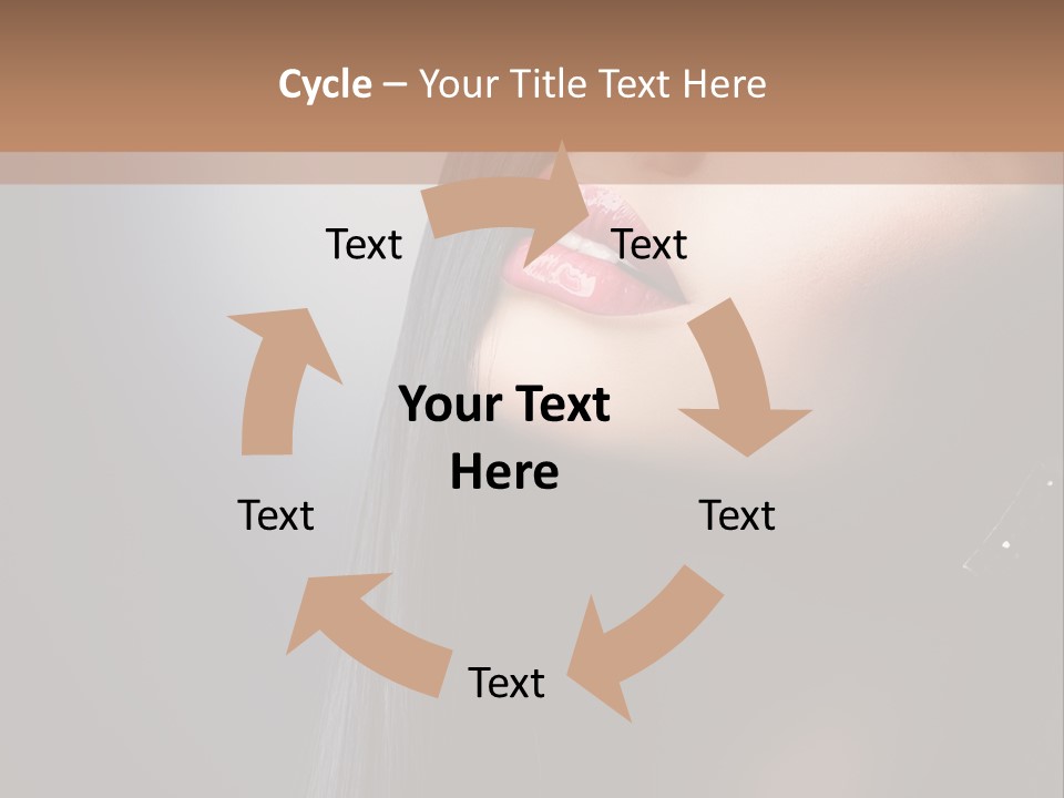 Healthy Eyelashes Haircut PowerPoint Template