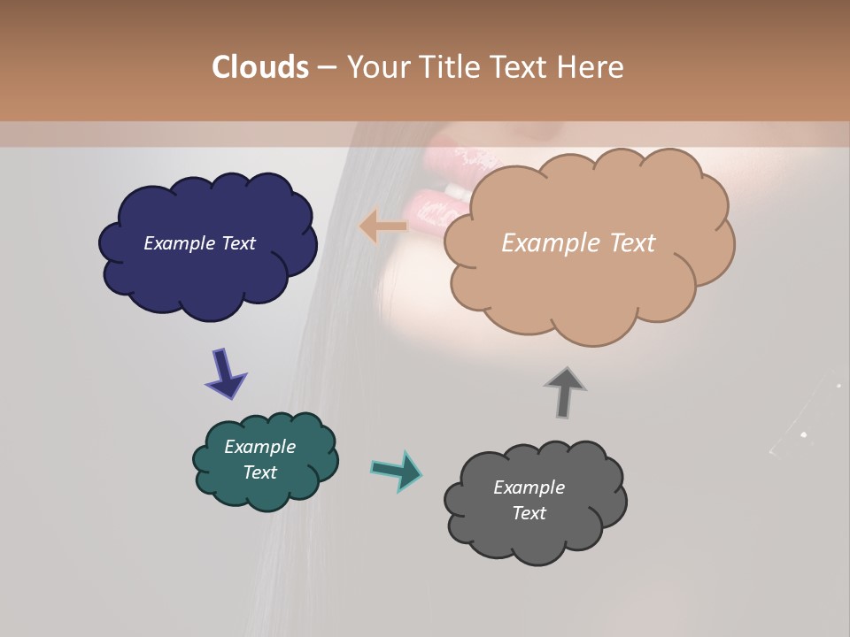 Healthy Eyelashes Haircut PowerPoint Template