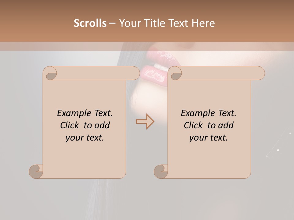 Healthy Eyelashes Haircut PowerPoint Template