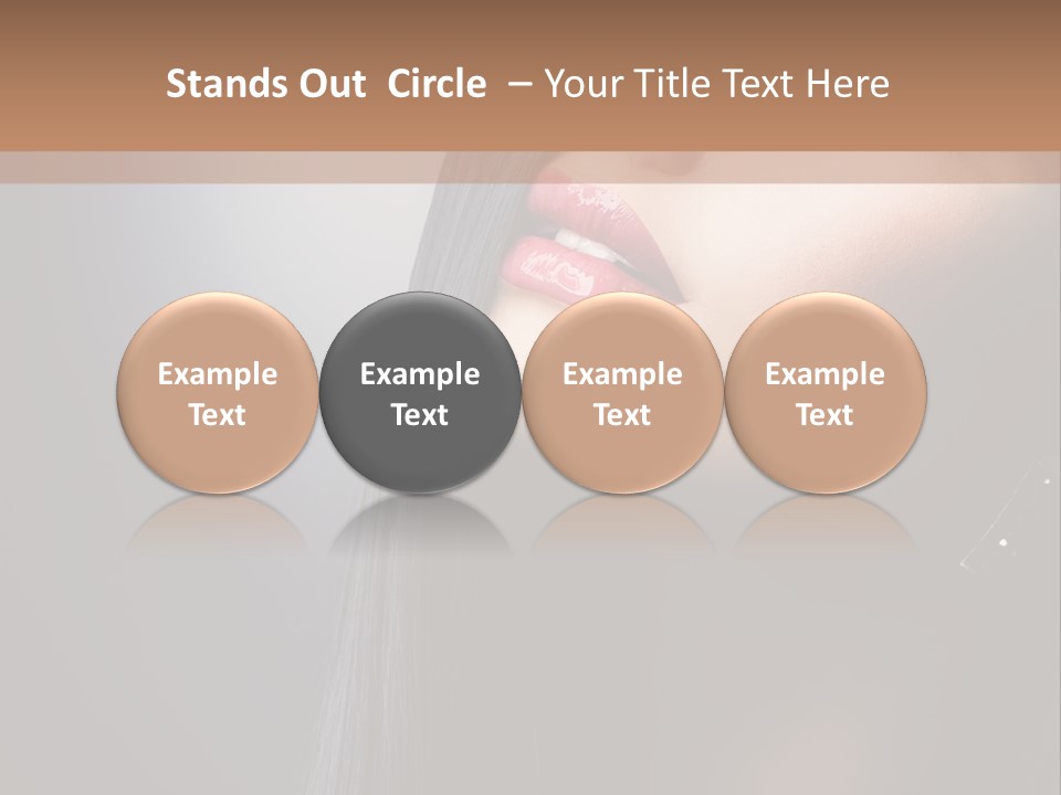 Healthy Eyelashes Haircut PowerPoint Template