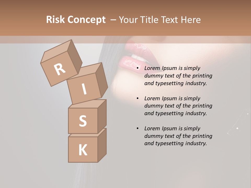 Healthy Eyelashes Haircut PowerPoint Template