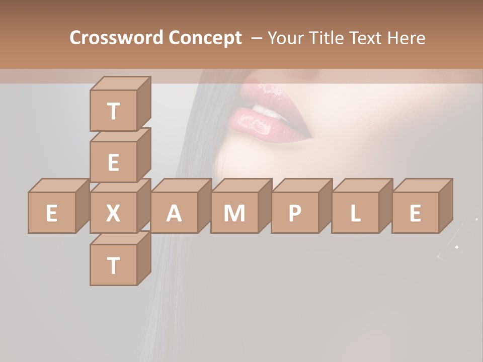 Healthy Eyelashes Haircut PowerPoint Template