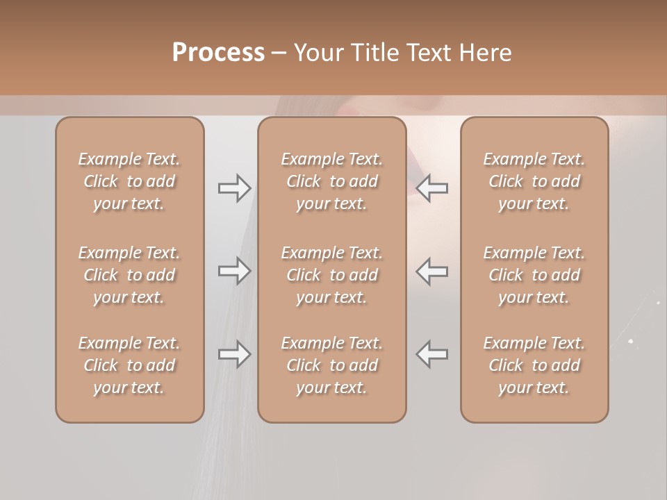 Healthy Eyelashes Haircut PowerPoint Template