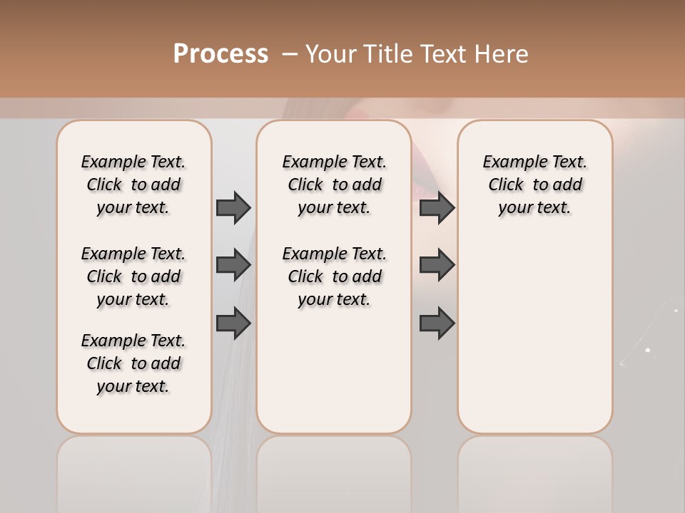 Healthy Eyelashes Haircut PowerPoint Template