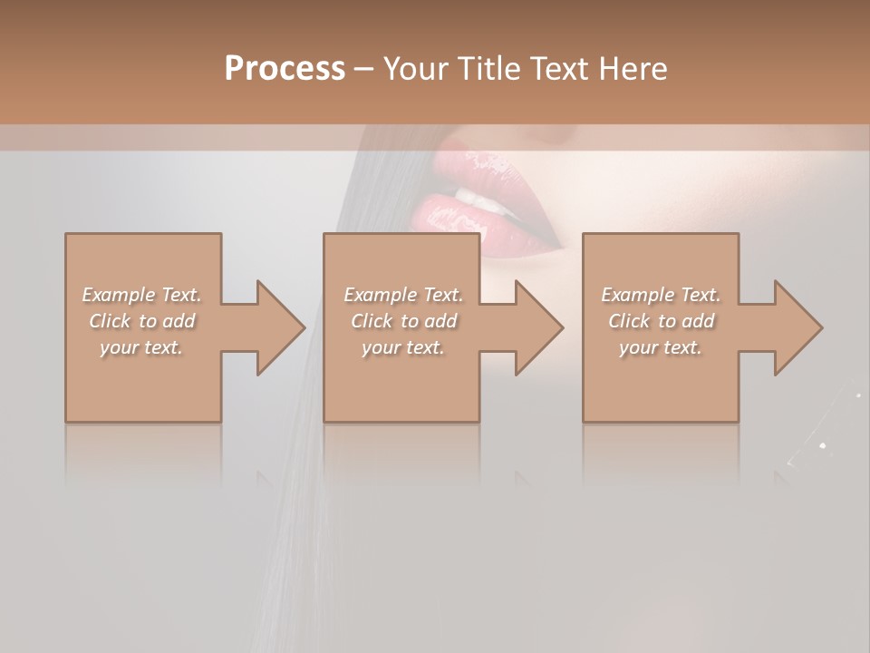 Healthy Eyelashes Haircut PowerPoint Template