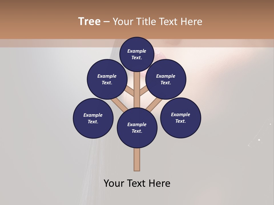 Healthy Eyelashes Haircut PowerPoint Template