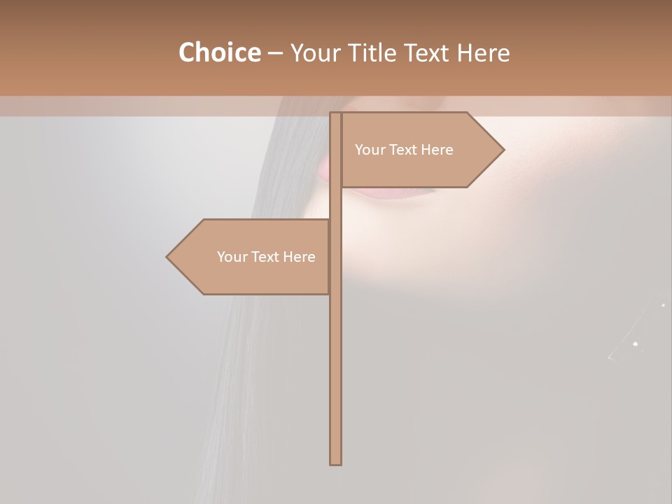 Healthy Eyelashes Haircut PowerPoint Template