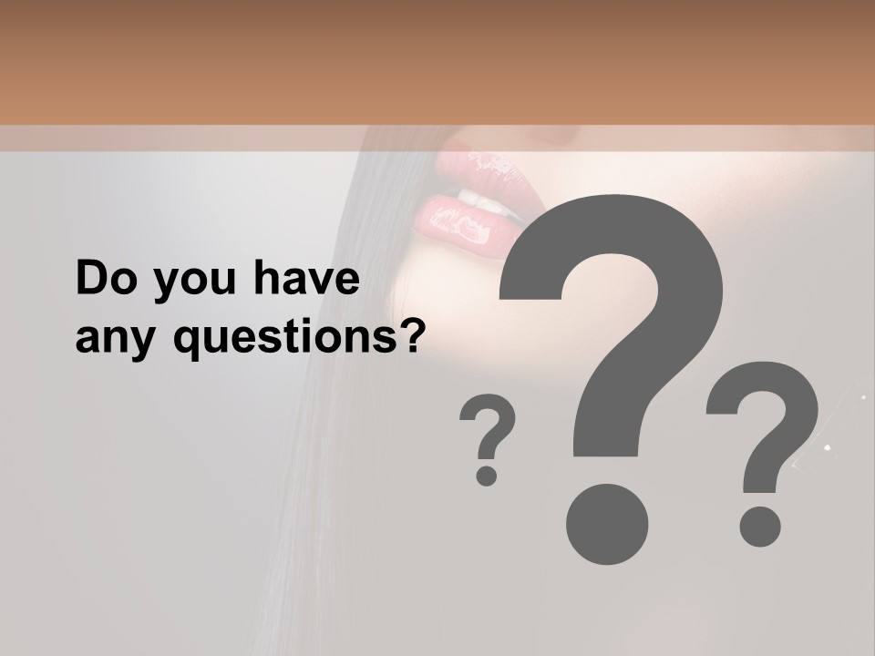 Healthy Eyelashes Haircut PowerPoint Template