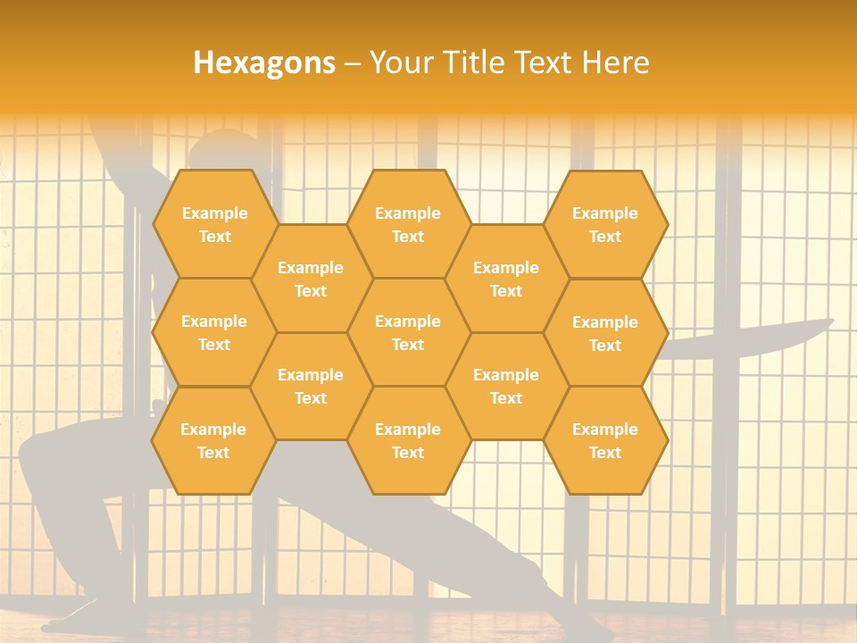 Orange Fight Background PowerPoint Template