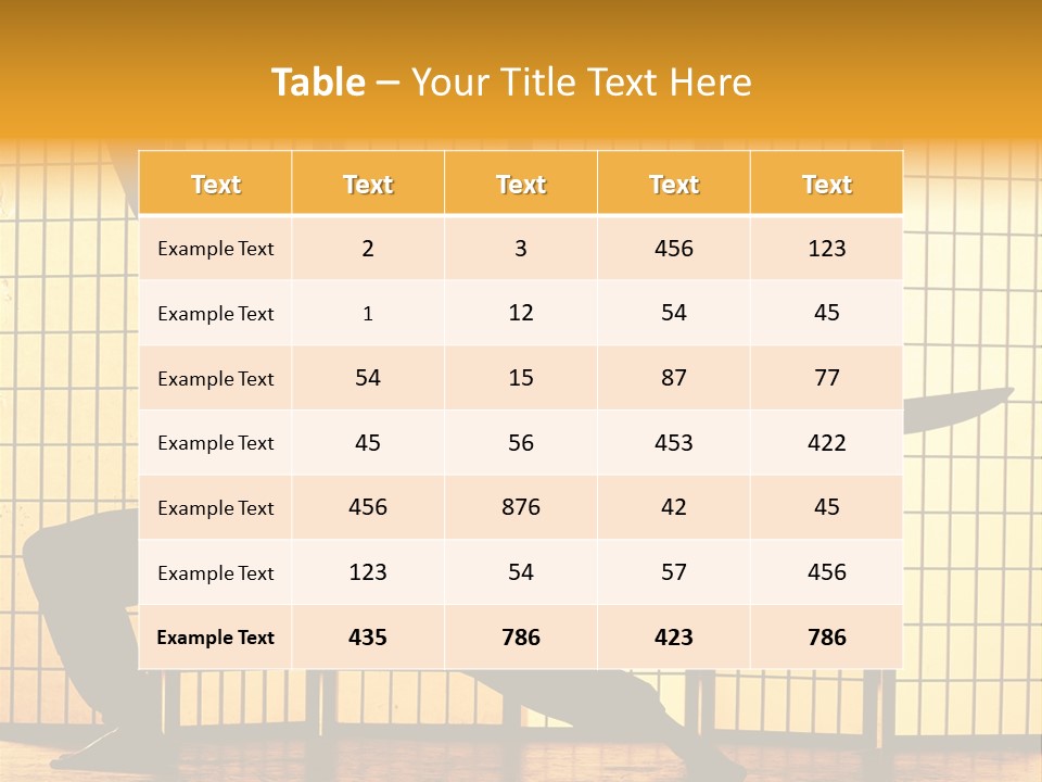 Orange Fight Background PowerPoint Template