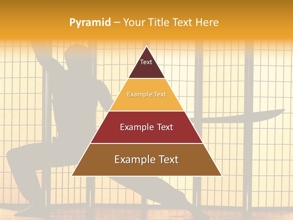 Orange Fight Background PowerPoint Template
