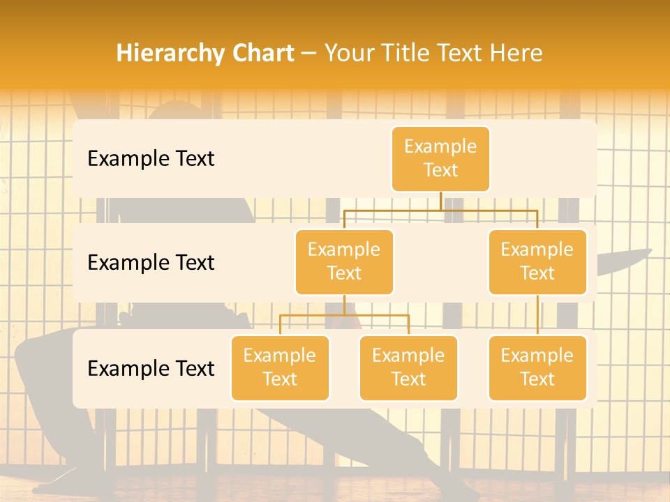 Orange Fight Background PowerPoint Template