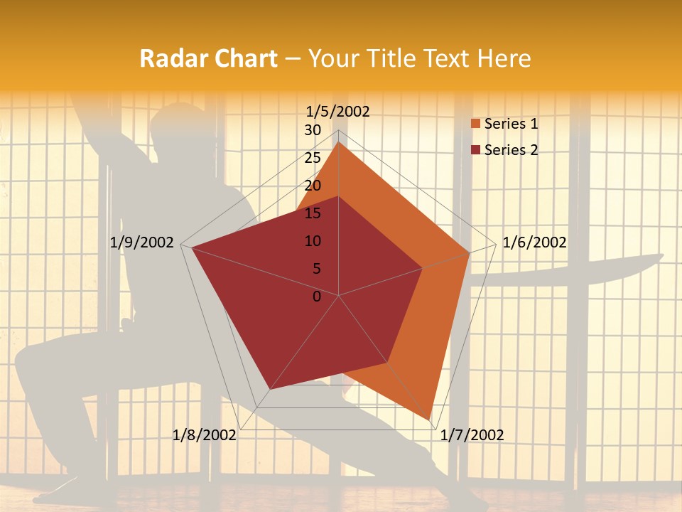 Orange Fight Background PowerPoint Template