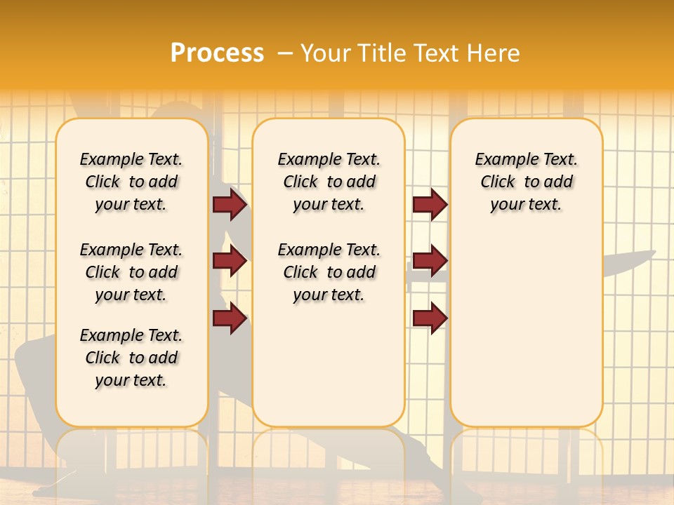 Orange Fight Background PowerPoint Template