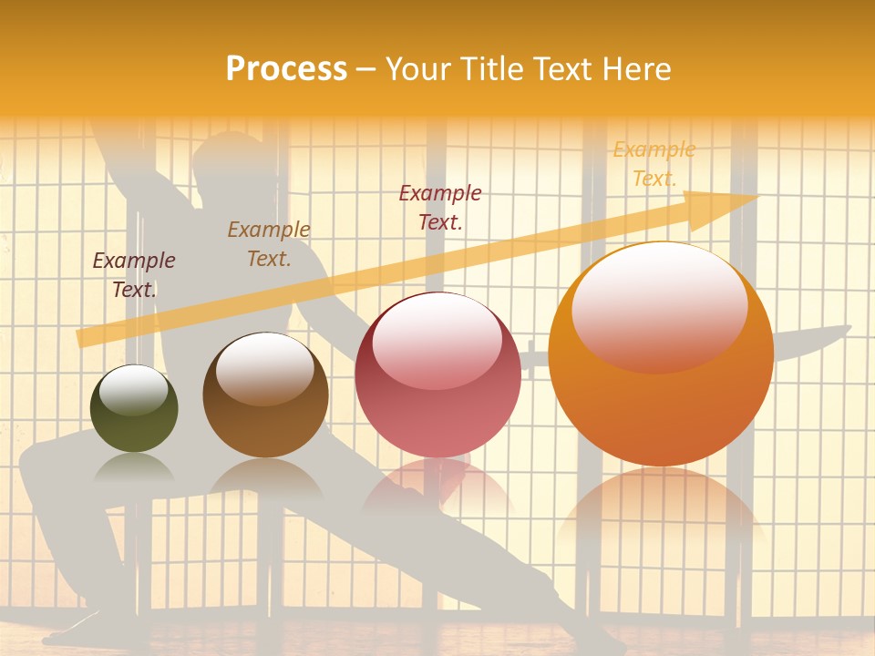 Orange Fight Background PowerPoint Template