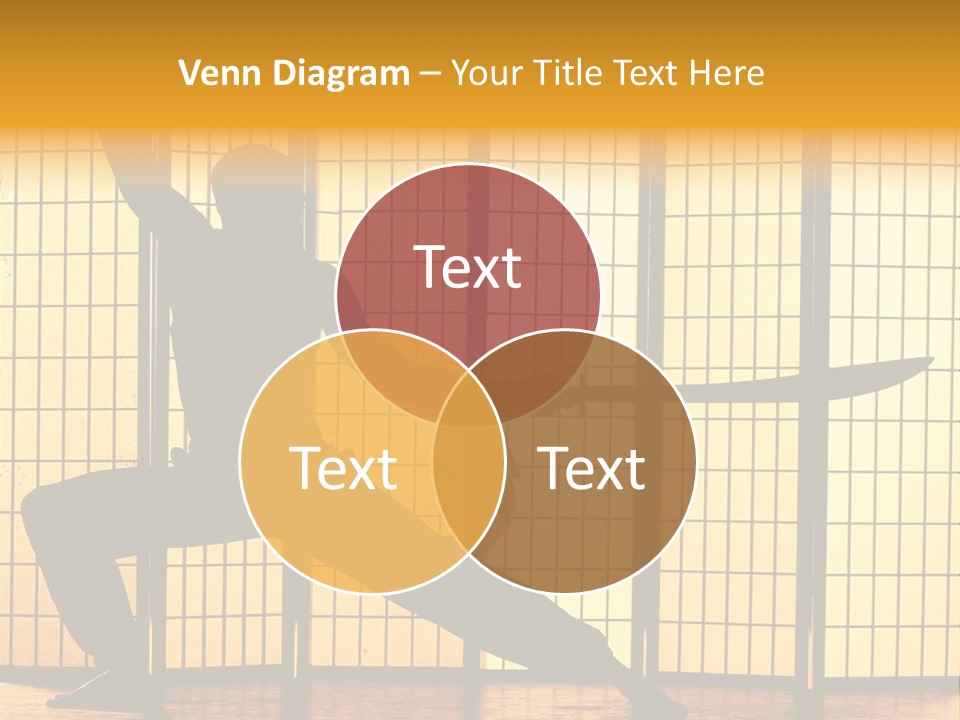 Orange Fight Background PowerPoint Template