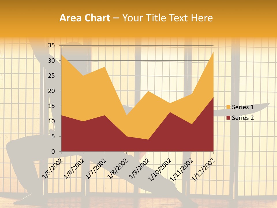 Orange Fight Background PowerPoint Template