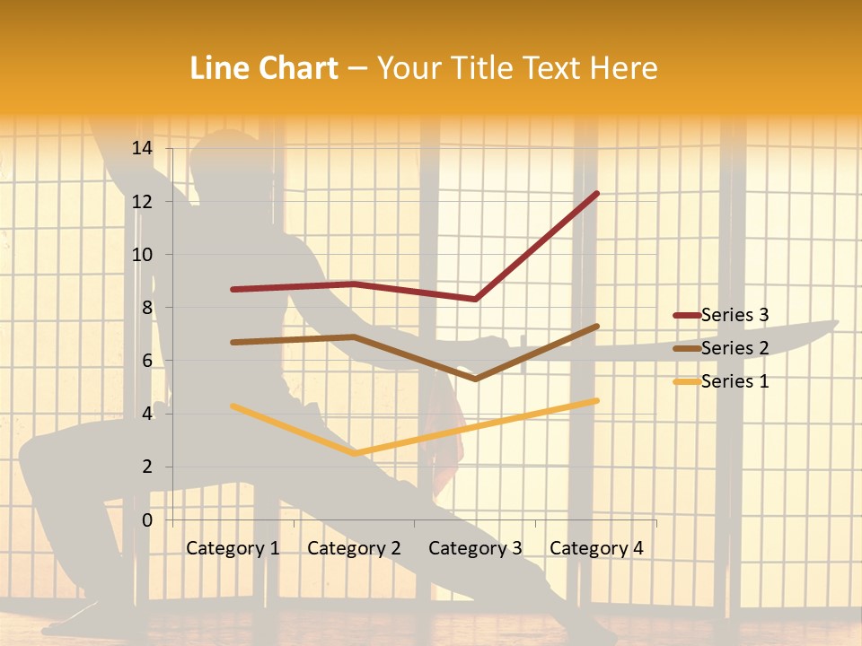 Orange Fight Background PowerPoint Template