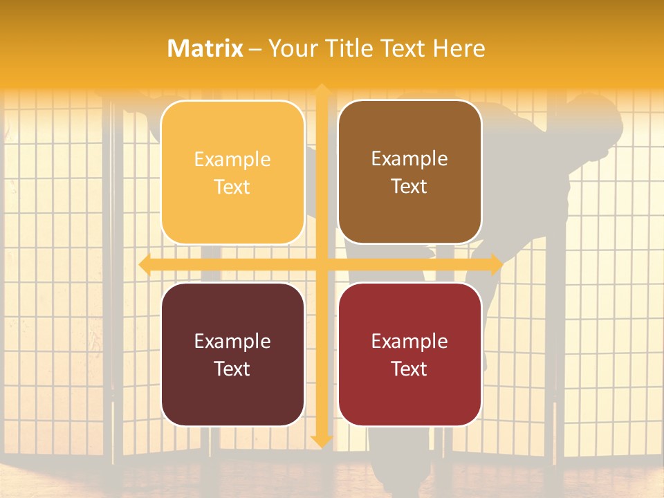 Japanese Fitness Male PowerPoint Template