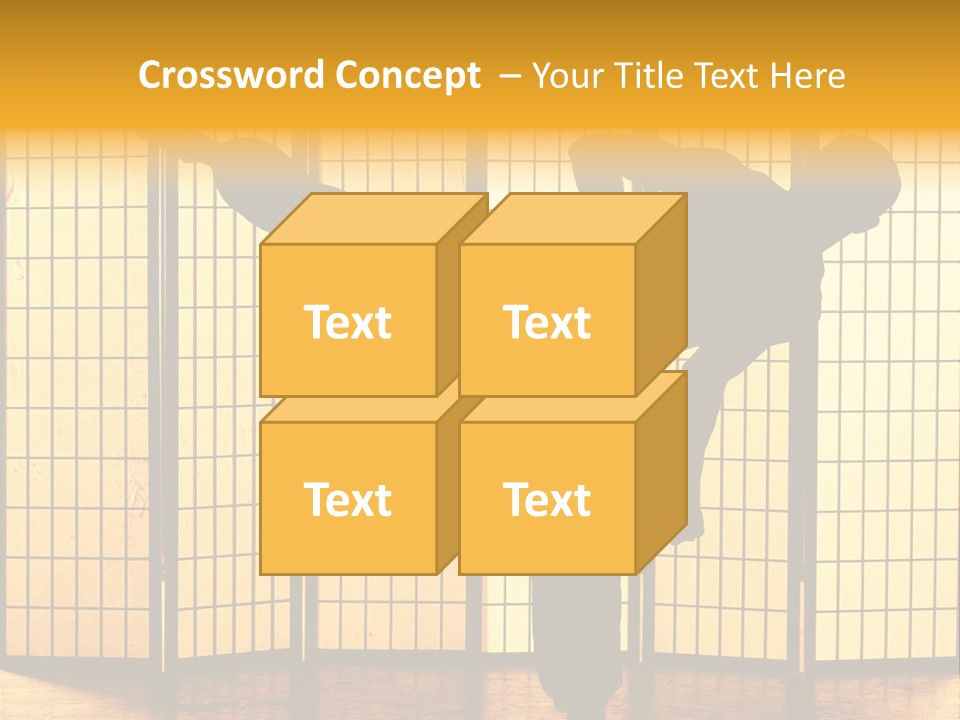 Japanese Fitness Male PowerPoint Template