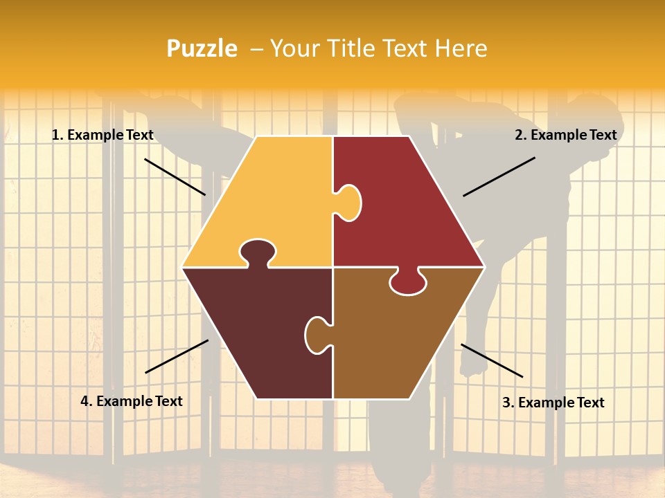 Japanese Fitness Male PowerPoint Template