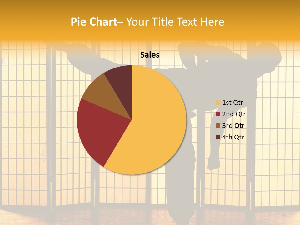 Japanese Fitness Male PowerPoint Template