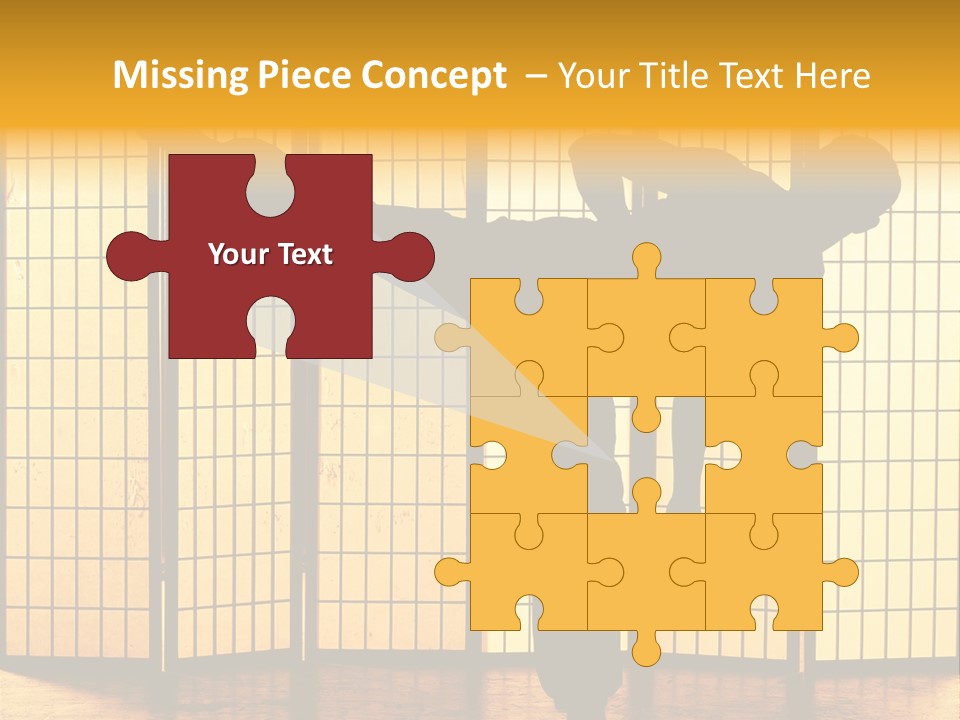 Japanese Fitness Male PowerPoint Template