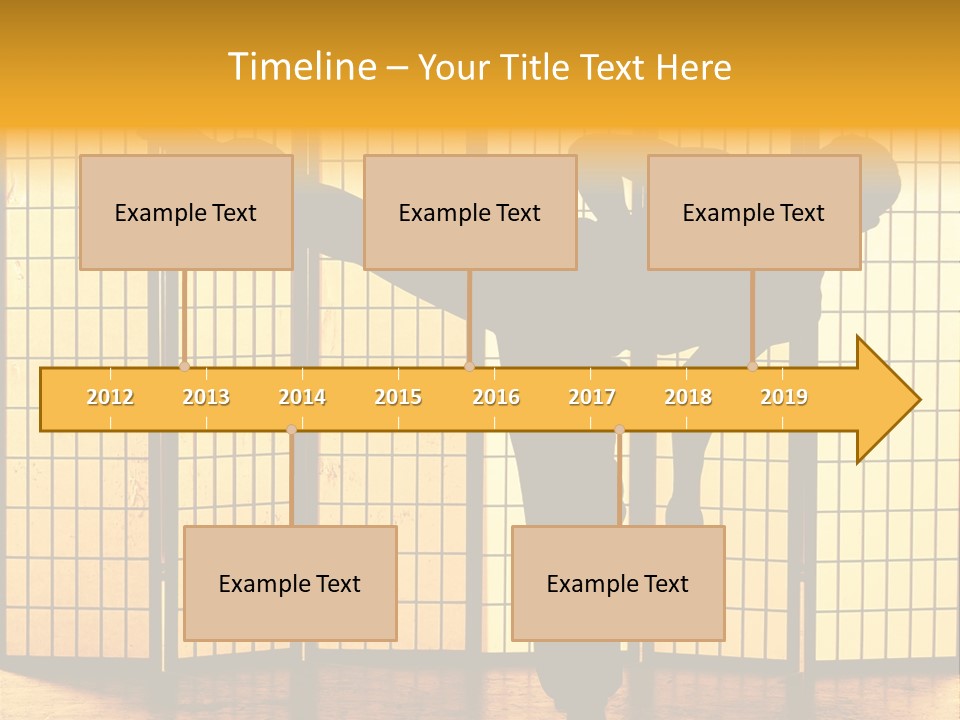 Japanese Fitness Male PowerPoint Template
