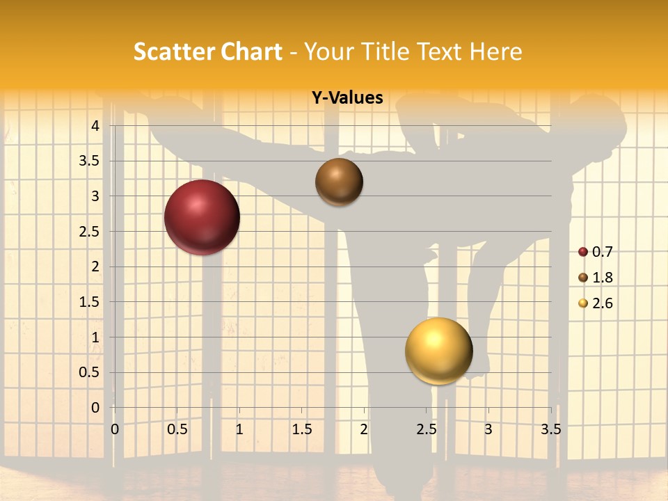 Japanese Fitness Male PowerPoint Template