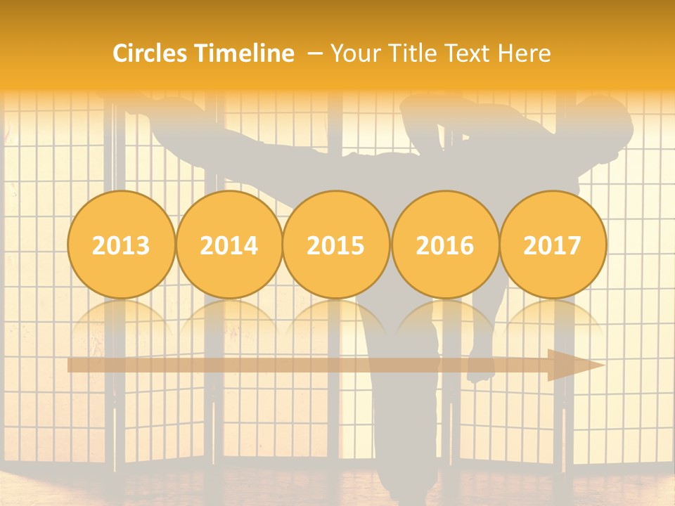 Japanese Fitness Male PowerPoint Template