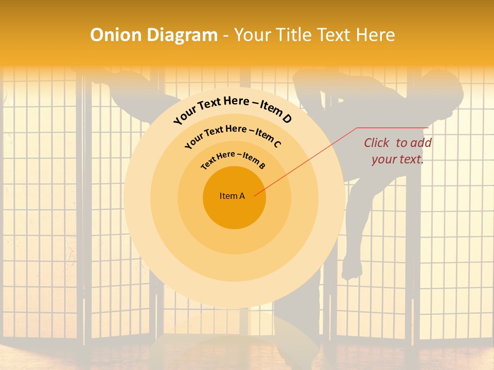 Japanese Fitness Male PowerPoint Template