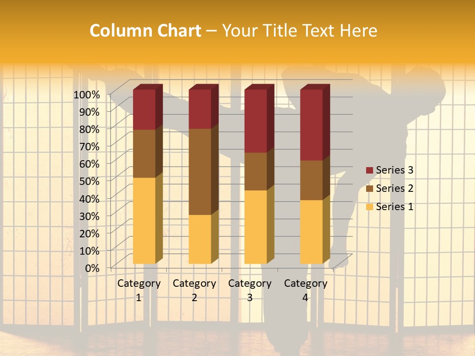 Japanese Fitness Male PowerPoint Template