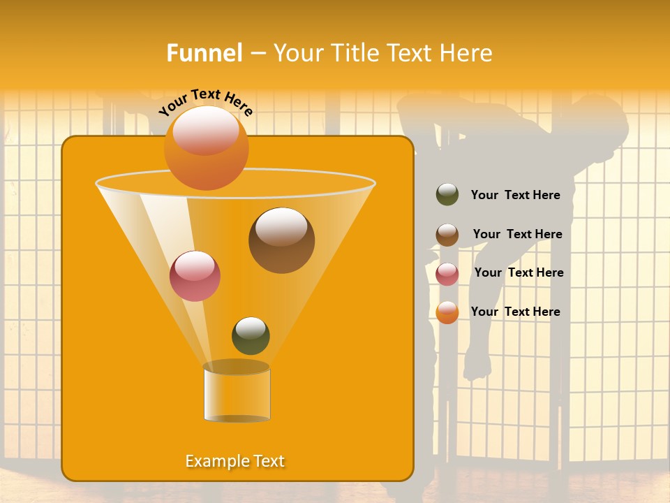 Japanese Fitness Male PowerPoint Template