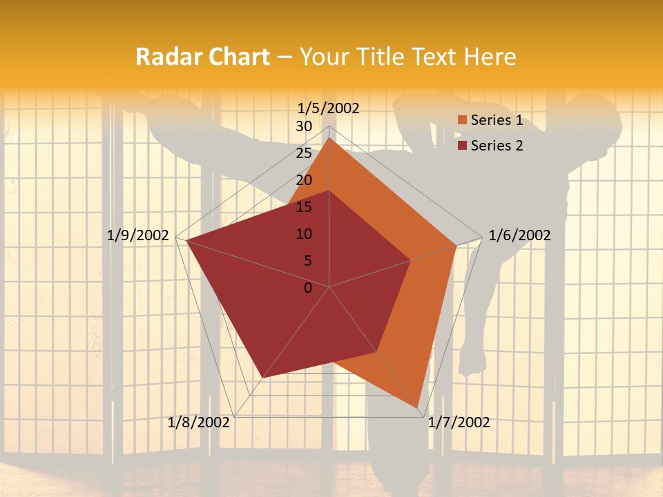 Japanese Fitness Male PowerPoint Template