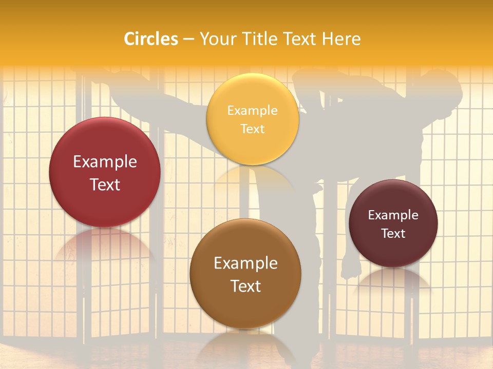 Japanese Fitness Male PowerPoint Template