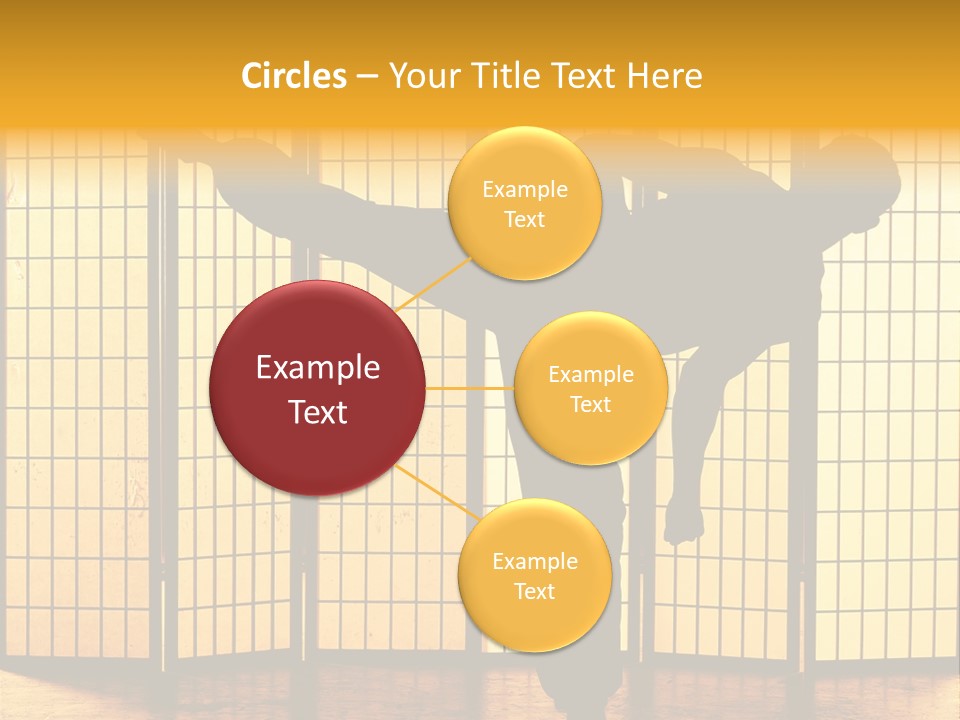 Japanese Fitness Male PowerPoint Template