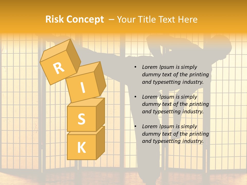 Japanese Fitness Male PowerPoint Template