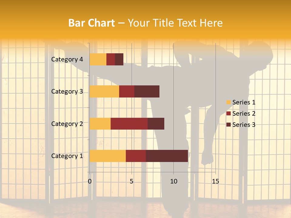 Japanese Fitness Male PowerPoint Template