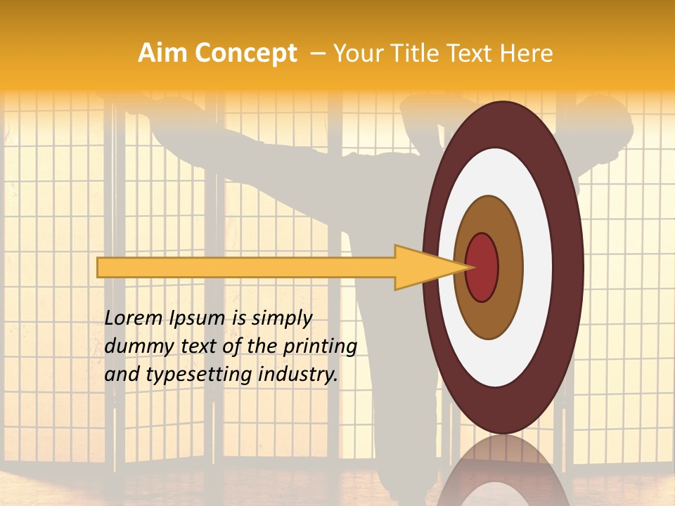 Japanese Fitness Male PowerPoint Template