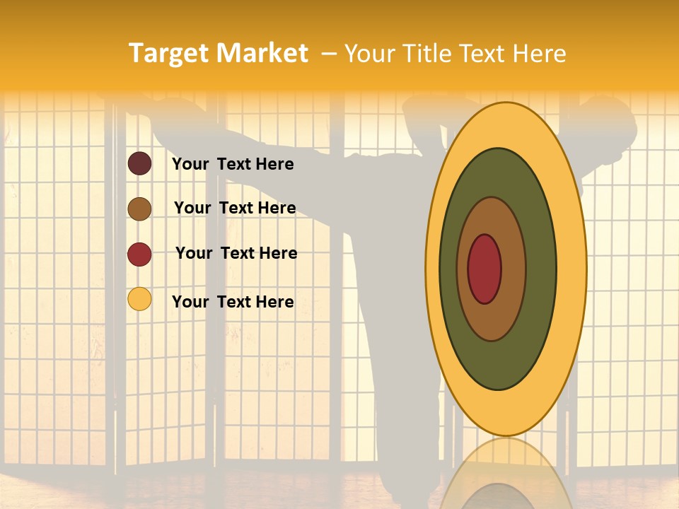 Japanese Fitness Male PowerPoint Template